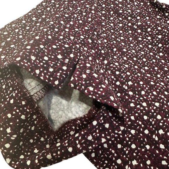 Erica Taylor Exclusively Designed For Stitch Fix M Plum Print Stretch Pant - Picture 4 of 6